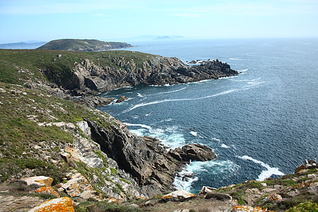 klipper, Galicien, Beach, havet, landskab, Costa, Ocean