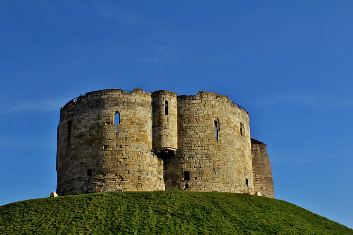York, Zamek, Wieża, turystyczna, Fort, Historia, Architektura