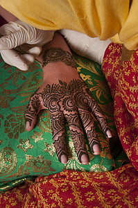 Mehndi formatervezési, Henna, menyasszony, design, indiai, Mehndi, tetoválás