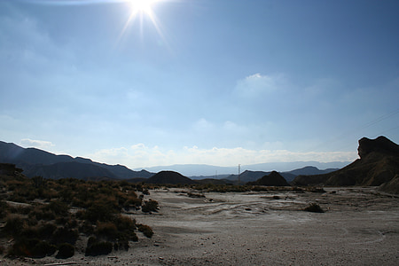 puščava, sušnih, suho, krajine, vulkanski, rock, puščave pokrajino