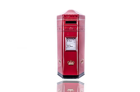 post, box, postbox, red, mail, british, letterbox