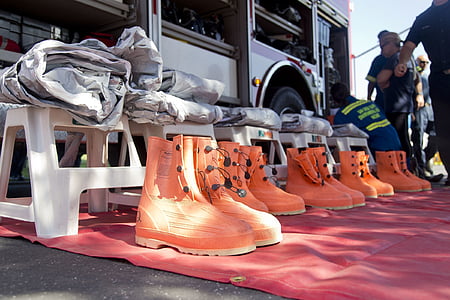firefighters, equipment, protection, boots, danger, hazardous, nuclear