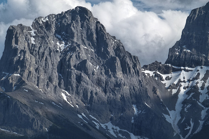 montagna rocciosa, alta, montagna, paesaggio, paesaggio, columbia britannica, Canada