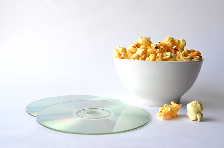 popcorn, Pikaruoka, elokuva, elokuva, Ruoka, maissi, välipala