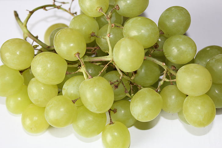 szőlő, gyümölcs, zöld