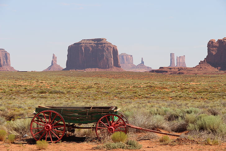 monument valley, trolley, utah, united states, landscape, tourist site, cliff