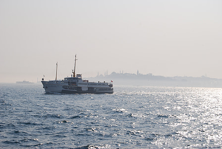 Istanbul, Turkije, veerboot, Bosporus