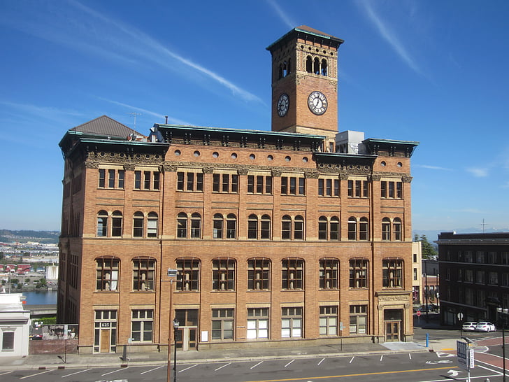 Tacoma, vanha, City, Hall, Washington, historiallinen, rakennus