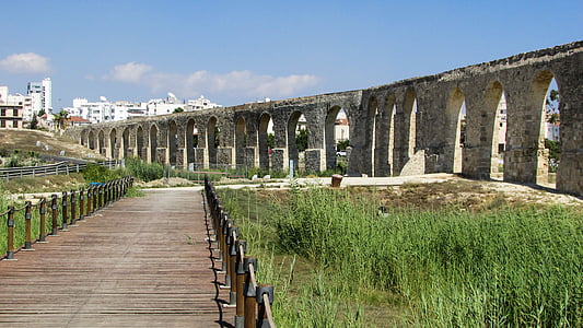 Kamares akvedukt, akvedukt, arkitektur, vann, stein, monument, osmanske