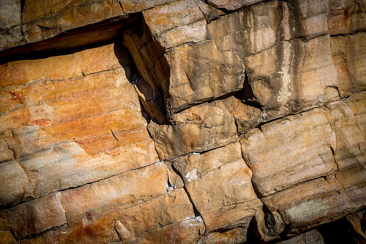 acantilado, cara de la roca, textura, naturaleza, al aire libre, subir, pared