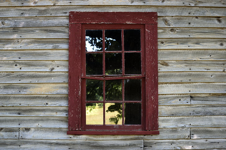 staré, drevené, Nástenné, pozadie, pozadie, okno, retro