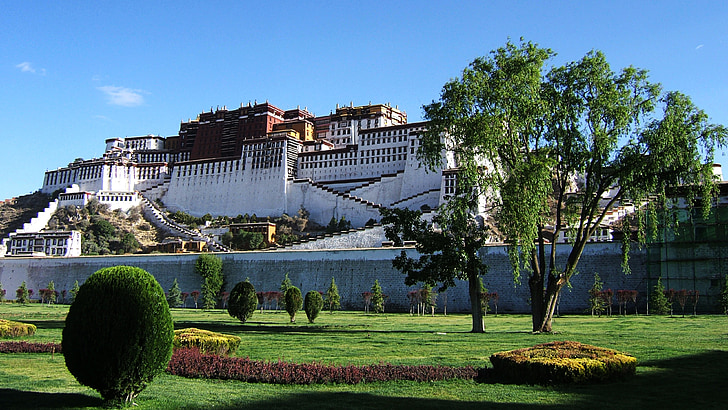 Tibet, Potala-paleis, klooster, Dalai lama, budismus