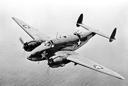 letalstvo, Lockheed, PV 1, Ventura, Združene države Amerike, bombnik, vojne