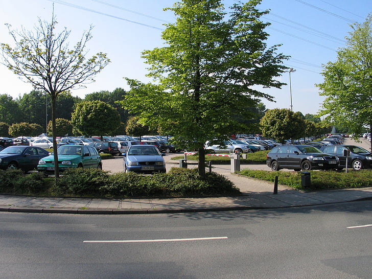 park, autos, traffic, vehicles, parking, side of the road, car