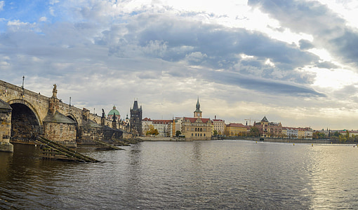 Prague, lâmpadas, detalhe, ruas, lugares, história, arquitetura