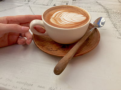 architectural, brewed coffee, cappuccino, coffee, coffee shop, cup, cup of coffee
