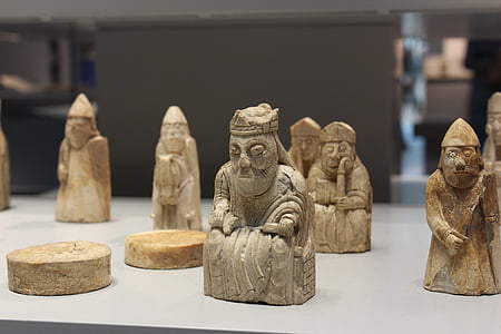 Satranç, Satranç figürleri, Lewis satranç figürleri, İngiliz Müzesi, parçaları, Kral, Isle of lewis