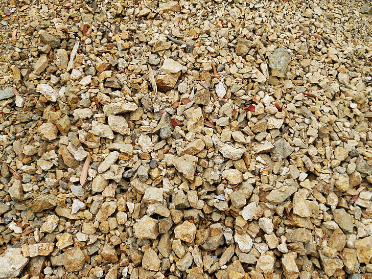 gravel, rocks, stone, material, construction, pebble, pile