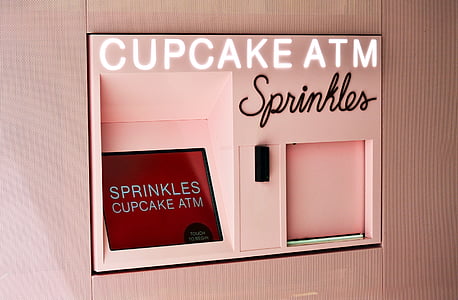 ATM, Cupcake, Cookies, distributeur automatique, distributeurs automatiques, machine, style
