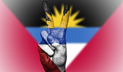 Антигуа и Барбуда, мир, флаг, Антигуа, Барбуда, националните, фон