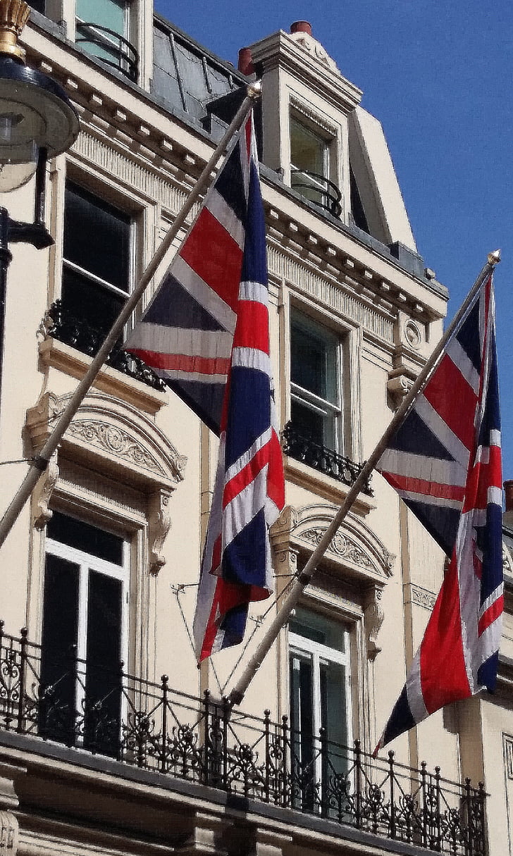 Londra, bandiera, Inghilterra, Regno Unito