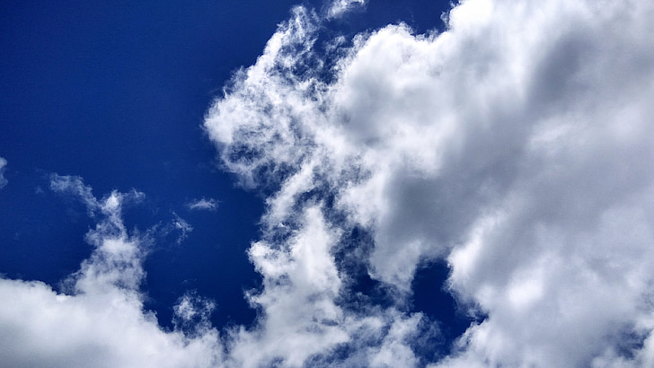 núvols, cel blau, núvols del cel blau, fons de cel blau, núvols del cel, Cloudscape, ennuvolat