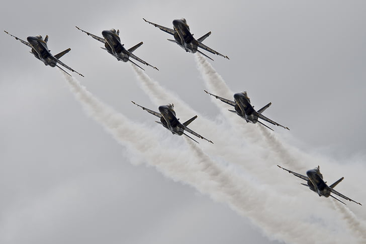 Blue angels, Marinha, precisão, aviões, formação, sortiado, manobras