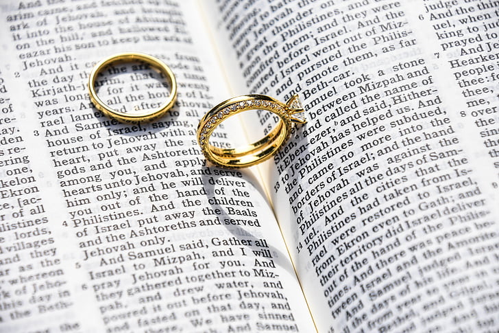Düğün, evlilik, Yüzük, İncil, Katolik, aşk, samimi