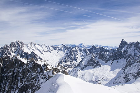 Alpy, Mountain, vrcholy, Príroda, sneh, Príroda, zimné
