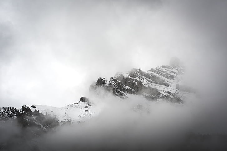 Mountain, Highland, pilvi, taivas, huippukokous, Ridge, maisema