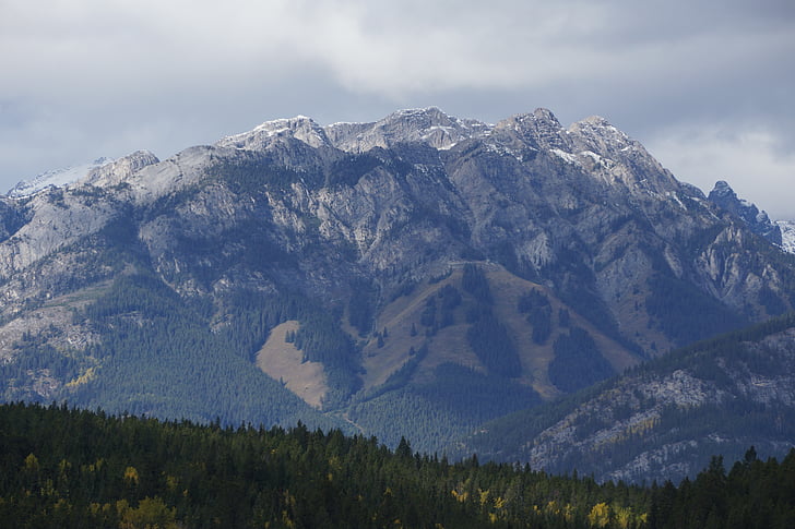 montanha, Canadá, Banff, paisagem, natureza, Alberta, férias