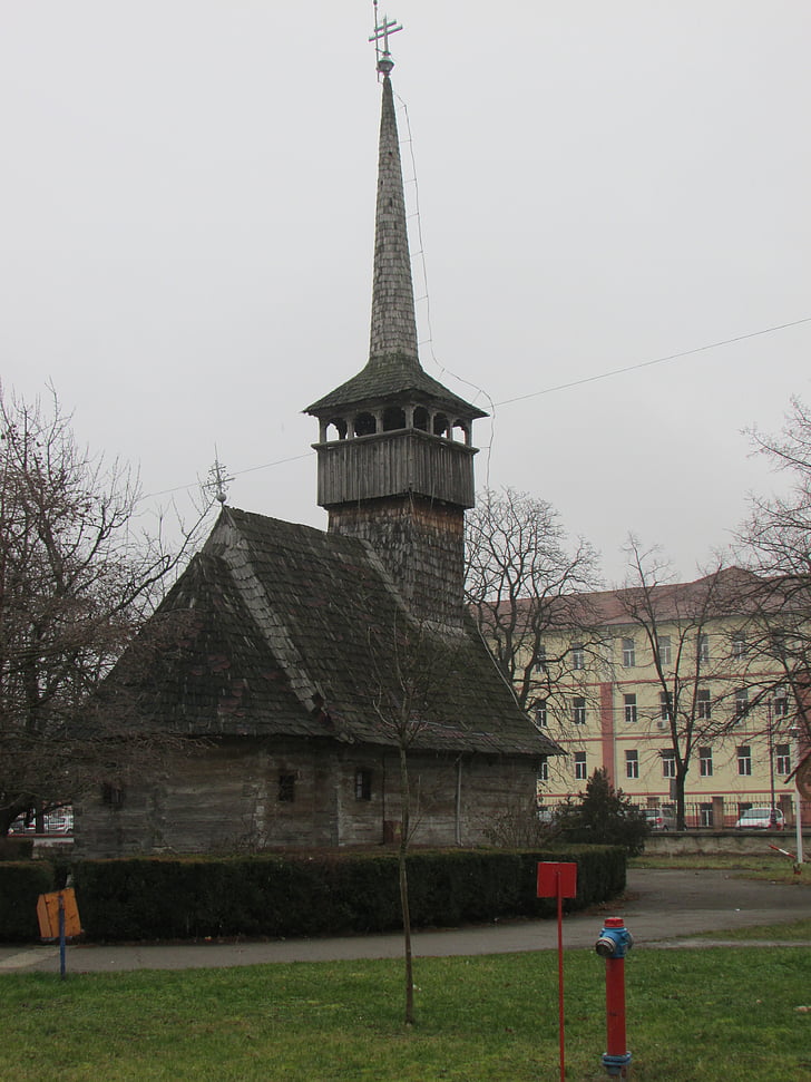 kyrkan, trä, Oradea, Transsylvanien, Rumänien, Crisana, Bihor
