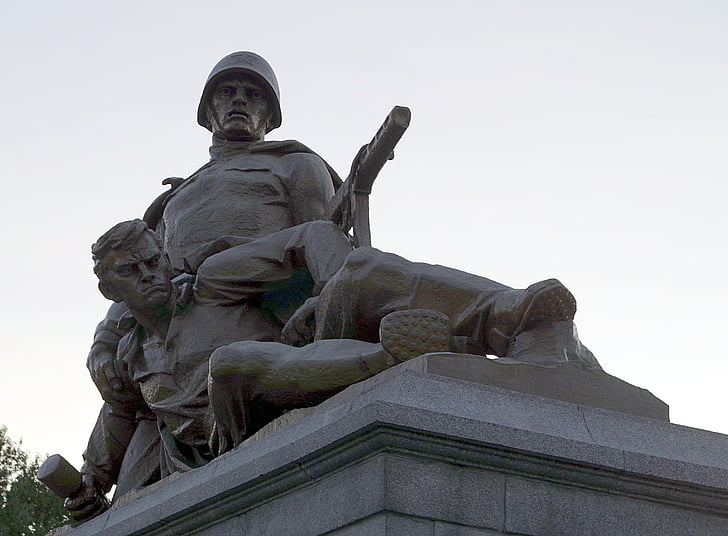 Пам'ятник, скульптура, солдат, Радянська, Росія, Червона Армія, Варшава