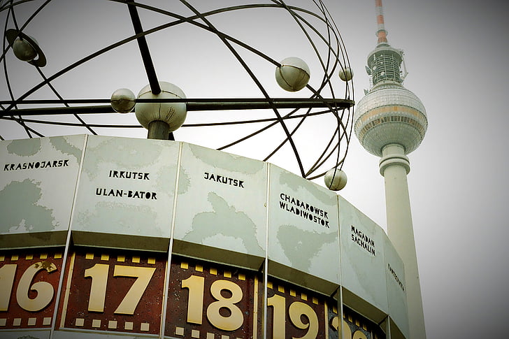 Berlin, Alexanderplatz, Allemagne, tour, voyage, architecture, Tourisme