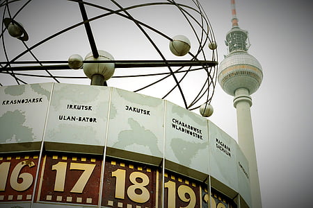 Berliini, Alexanderplatz, Saksa, Tower, matkustaa, arkkitehtuuri, Matkailu