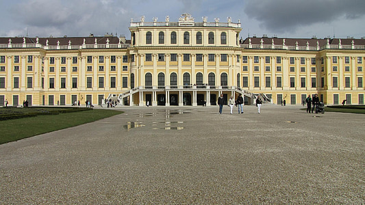 slottet Schönbrunn, Österrike, Wien, världsarv, turist, resa, sightseeing