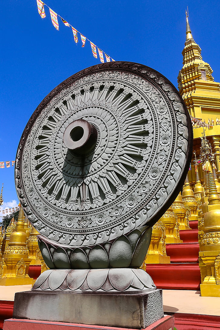 hjulet af liv, hjulet af dhamma, buddhisme, gamle, historie, tror, cirkel