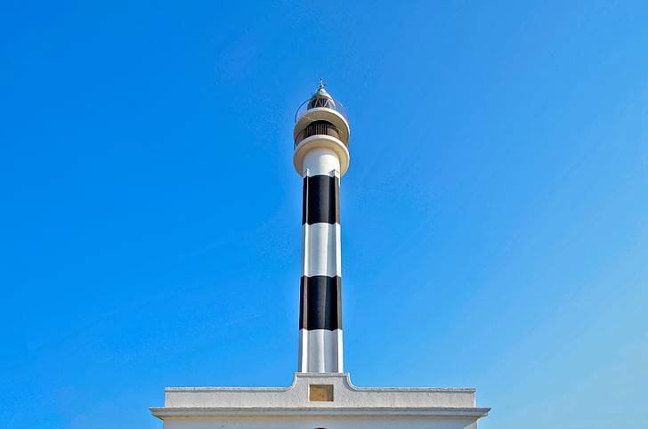 white, black, tower, architecture, photography, sky, light-house