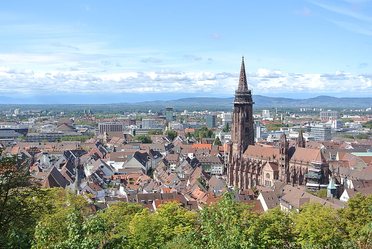 Freiburg, Münster, Breisgau, Domkyrkan, Baden