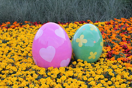 Великденско яйце, Великден, яйца, забавно, традицията, Пролет, цвят