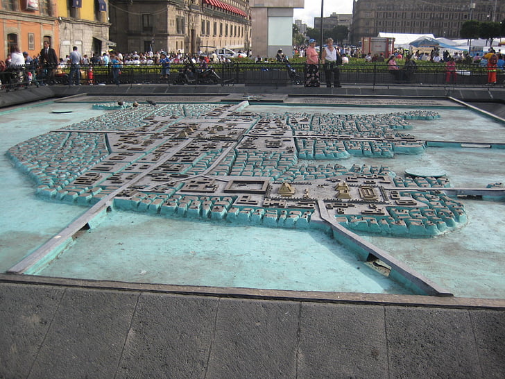tenochtitlan, model, mexico