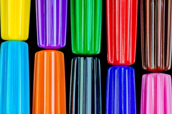 colored pencils, pens, crayons, colour pencils, colorful, color, felt tip pens