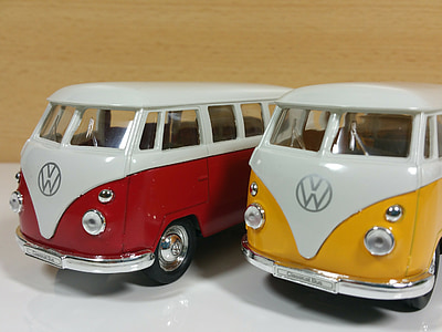 Bulli, Volkswagen, Automático, modelo de carro, VW ônibus, carro, com estilo retrô