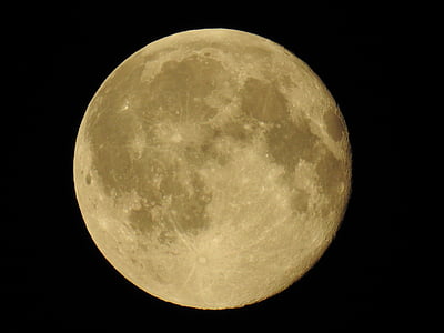 ดวงจันทร์, ปิด, พระจันทร์เต็มดวง, หลุมอุกกาบาตดวงจันทร์, ดาวเทียม, แสงจันทร์, ลูน่า
