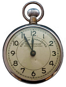 relógio de bolso, 5vor12, velho, relógio, fechar, saudade, relojoaria