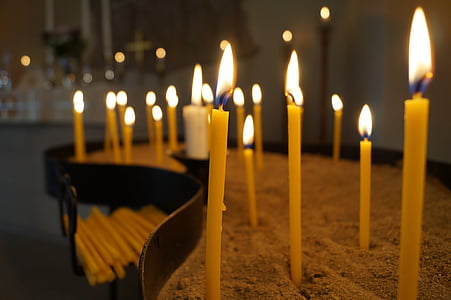 candles, light carrier, intercession
