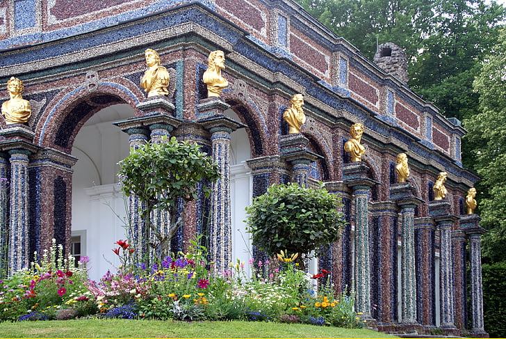 Château, Ermitage, temple du soleil, Bayreuth, bijoux, Moyen-Age, luxe
