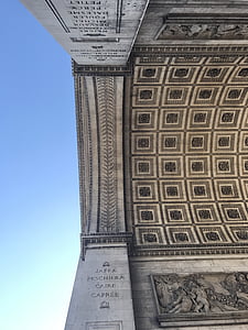 triumphal arch, paris, france, architecture