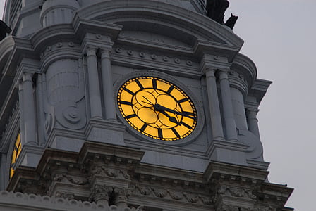 ur, Clock tower, ur ansigt, tid, udendørs, vartegn, Tower