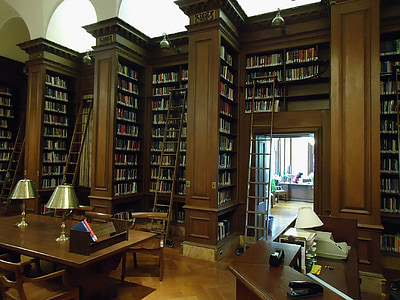 Lafayette college, Easton, Pennsylvania, študija, knjižnica, urad, lesa